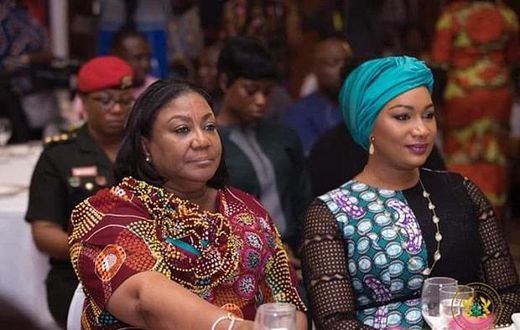 Rebecca Akufo-Addo and Samira Bawumia