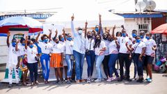 Victoria Michaels' Fashion Connect distributes thousands of nose mask to mark first anniversary