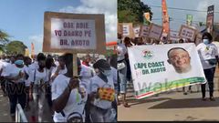 Cape Coast shows massive support for Agric minister’s 2024 presidential bid (video)