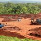 A bauxite concession at Nyinahin in Ghana