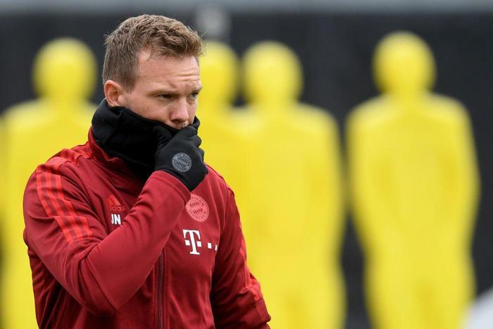 Bayern Munich head coach Julian Nagelsmann has been in house isolation since testing positive for Covid-19