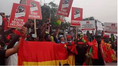Watch: Several Ghanaians gather for #FixTheCountry demonstration