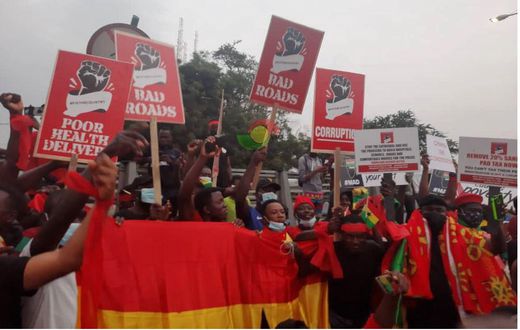 Watch: Several Ghanaians gather for #FixTheCountry demonstration