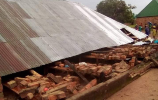 2 dead as church building collapses while service is ongoing