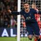 Mauro Icardi celebrates after scoring PSG's late winner against Lyon