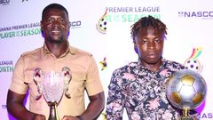 Salifu Ibrahim and Samuel Boadu crowned GPL player and coach of the year
