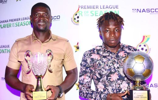 Salifu Ibrahim and Samuel Boadu crowned GPL player and coach of the year
