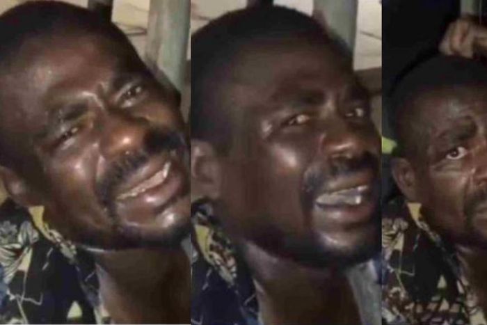 Residents force alleged thief to laugh hard and say “stealing is so sweet”
