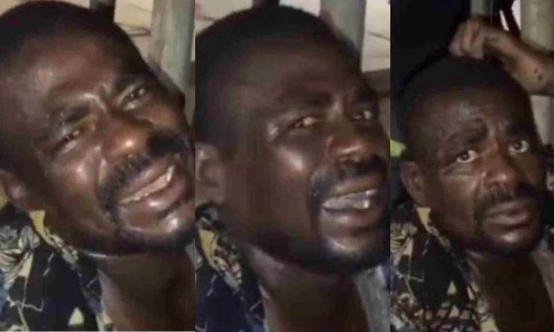 Residents force alleged thief to laugh hard and say “stealing is so sweet”