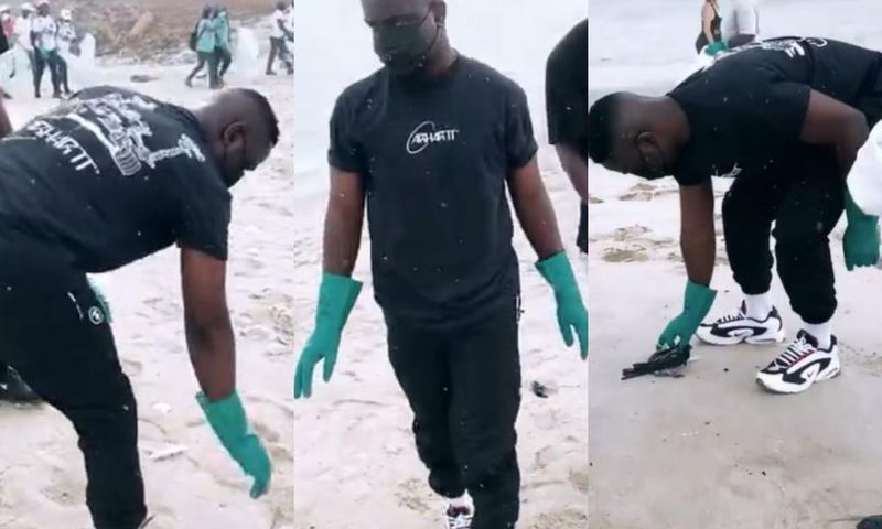 Sarkodie joins ocean cleaning campaign