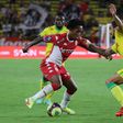 Gelson Martins (L) scored Monaco's goal in their draw with Nantes