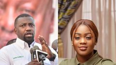 ‘You’re a fool!’ – John Dumelo slams NPP communicator over sexist comment about Mahama’s daughter