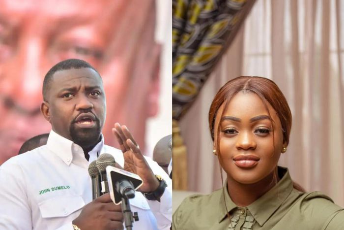 ‘You’re a fool!’ – John Dumelo slams NPP communicator over sexist comment about Mahama’s daughter