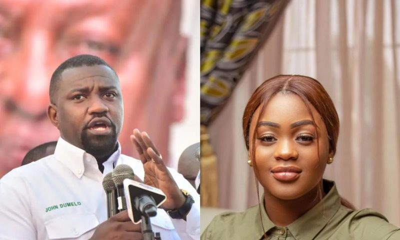 ‘You’re a fool!’ – John Dumelo slams NPP communicator over sexist comment about Mahama’s daughter