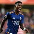 Vinicius Junior scored his 10th goal of the season against Granada on Sunday.