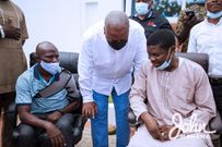 Ayawaso gun violence victims with John Mahama