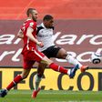Fulham's Ivan Cavaleiro (R) scored a double as they thrashed Huddersfield 5-1 in the Championship to signal they will be top contenders to make an immediate return to the Premier League