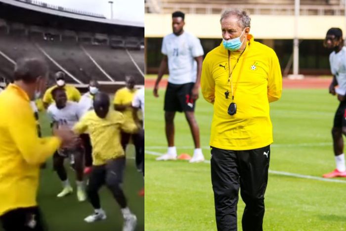 Watch: Milovan Rajevac shows off dancing skills during jama ahead of Zimbabwe clash