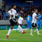 Serge Gnabry celebrates scoring Germany's opening goal against Iceland in Reykjavik