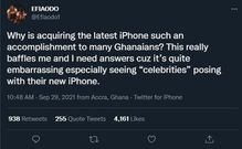 Efia Odo's tweet