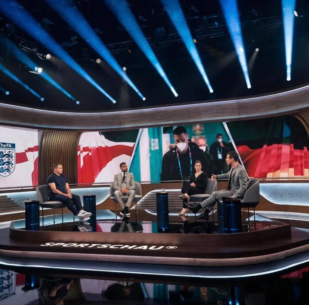 Kevin-Prince Boateng on punditry duty