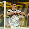 Robert Lewandowski gave Bayern Munich the lead against his former club Borussia Dortmund in the German Super Cup on Tuesday