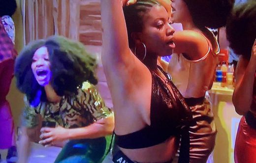 BBNaija Saturday night party [Twitter/@Officialskicedj]
