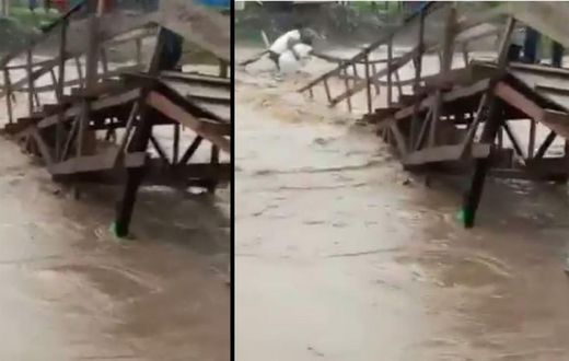FixTheCountry convener cries as wooden bridge collapse causes woman's death