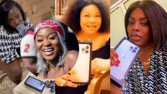 Efia Odo shades Ghanaian celebrities showing off iPhone 13