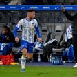 Hertha Berlin coach Pal Dardai (R)