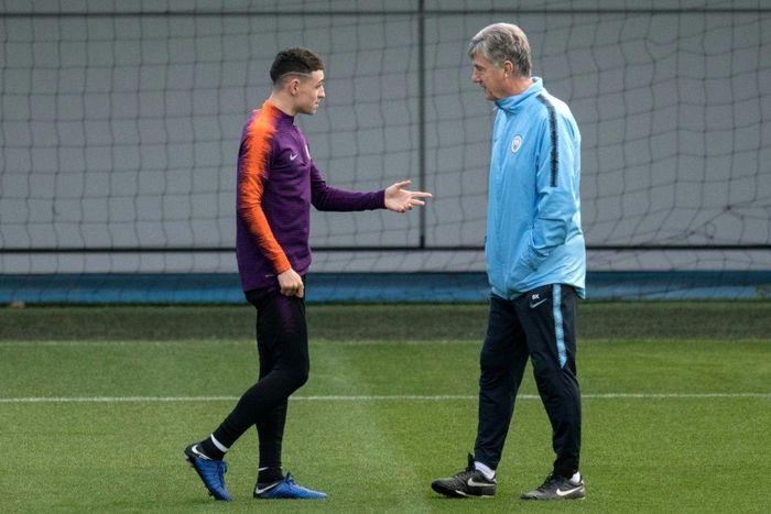 Brian Kidd (right) retired after 12 years at Manchester City as an assistant and coaching youngster like Phil Foden