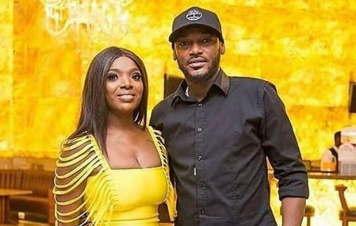 2Face Idibia and Annie Idibia pay visit to Ooni Of Ife [Instagram/AnnieIdibia]