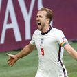 Leading from the front: England captain Harry Kane scored his first goal of Euro 2020 in a 2-0 win over Germany
