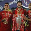 Liverpool's Brazilian trio (from left to right) Roberto Firmino, Alisson Becker and Fabinho could miss the Premier League match against Leeds