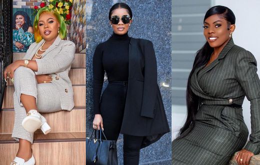 Afia Schwarzenegger, Serwaa Amihere and Nana Aba Anamoah
