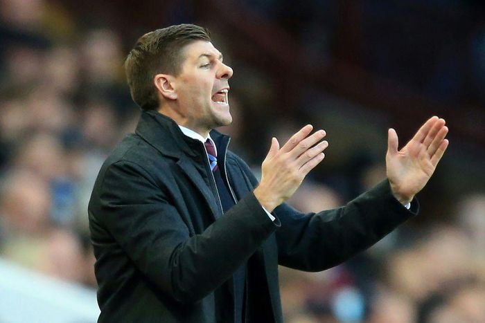 Aston Villa manager Steven Gerrard