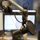 Studio of a radio station