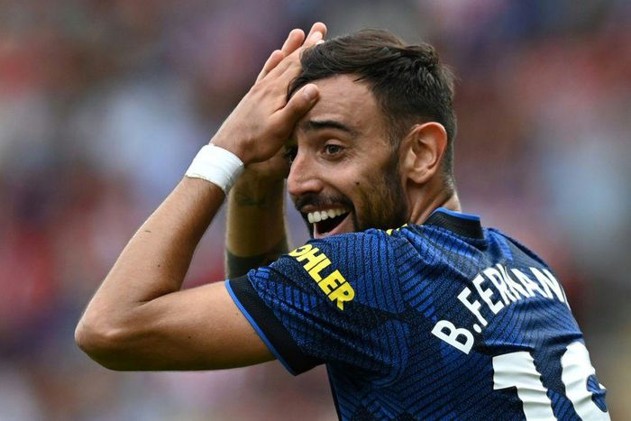 Manchester United midfielder Bruno Fernandes