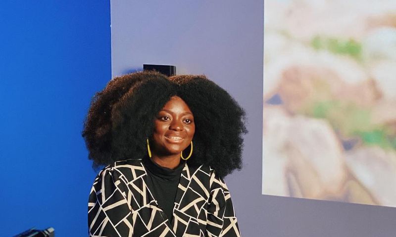 Ghanaian film director Kuukua Eshun gets her film “Unveiling” premiered in a German Museum