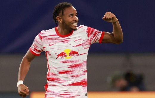 Leipzig midfielder Christopher Nkunku has scored four goals in two Champions League defeats