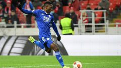 Patson Daka became the fifth player to score four goals in a Europa League match