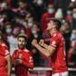 Roman Yaremchuk (R) scored his first Champions League goal for Benfica