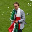 Mancini celebrates Italy's Euro 2020 win