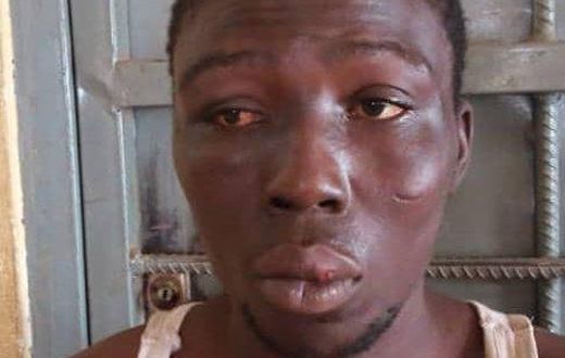 Robbery suspect at Oyibi