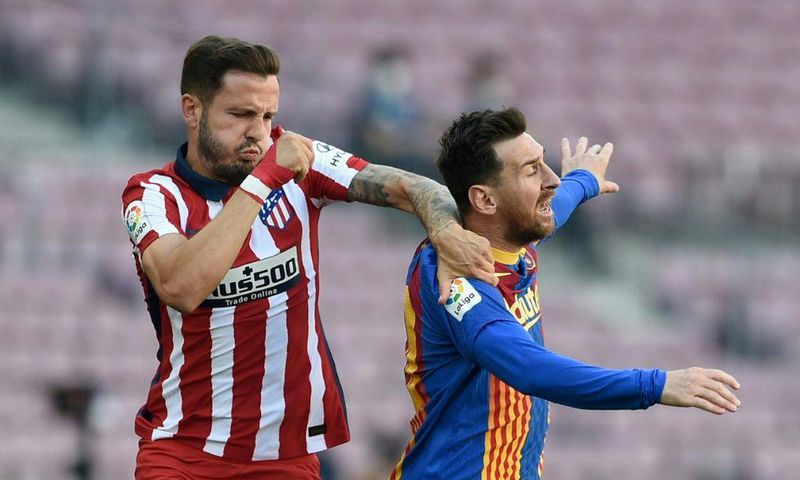 Saul Niguez (left) has joined Chelsea on loan from Atletico Madrid