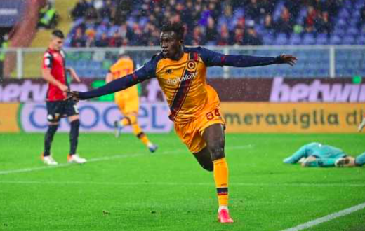 Afena-Gyan scores an incredible brace for AS Roma