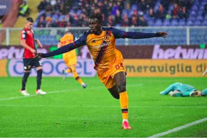 Afena-Gyan scores an incredible brace for AS Roma