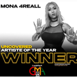 Mona4reall wins uncovered artiste of year at Ghana Music Awards UK 2021