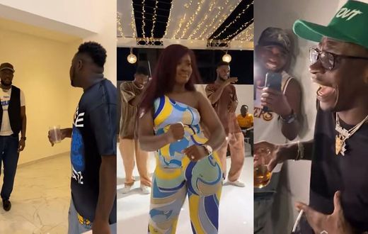 Shatta Wale, Joey B and more storm Medikal's new mansion for house warming party