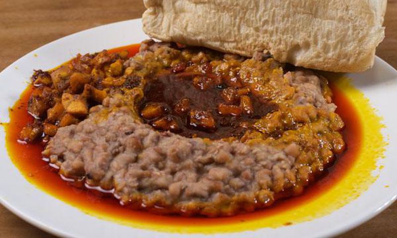Bread and Beans. [allnigerianfoods]